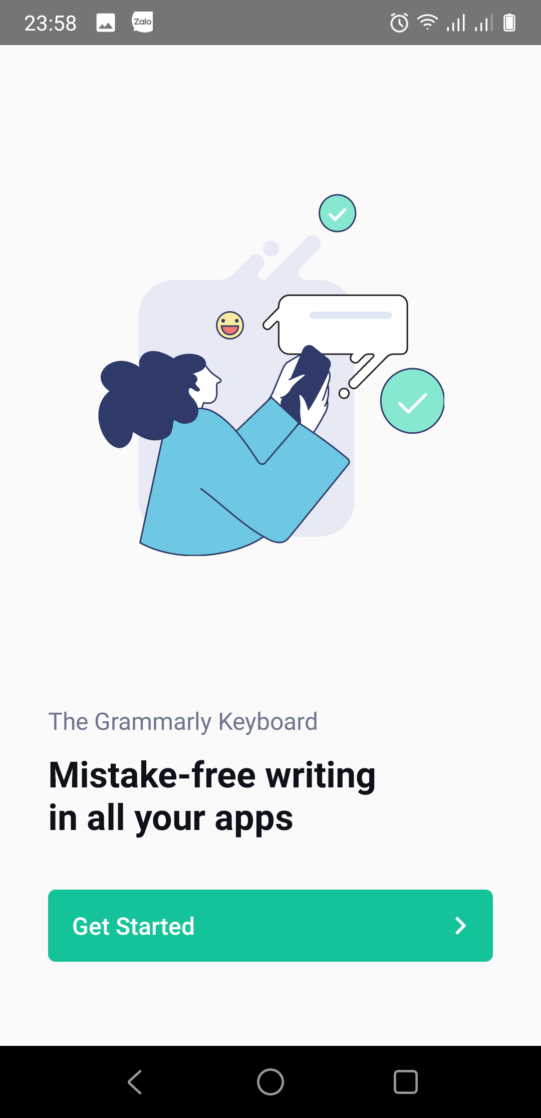 Cách sử dụng Grammarly trên app